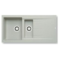 Zlewozmywak Pyramis ALAZIA 100x50 1 1/2B biel 079812102